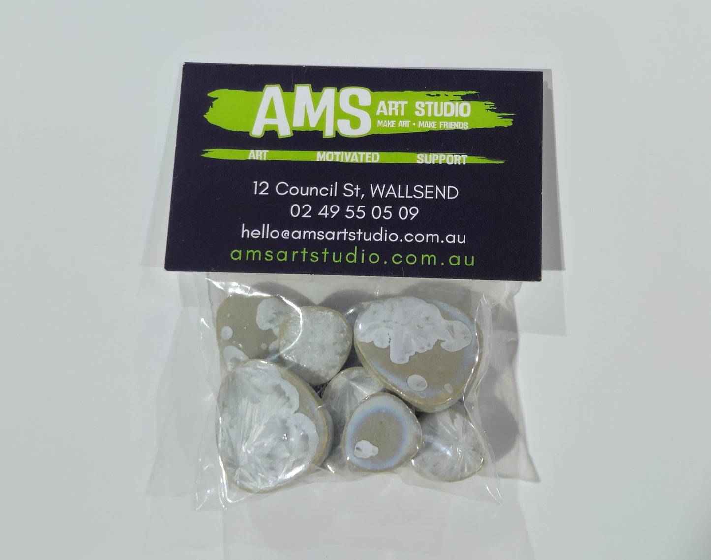 Mosaic Starburst Ceramic Pebbles