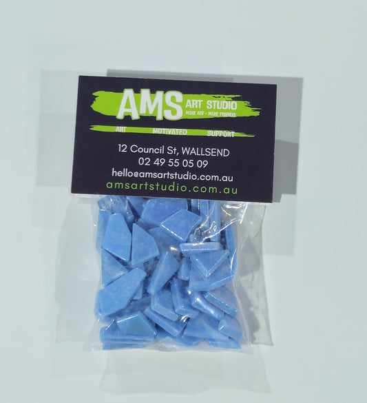 Mosaic Iridised Irregular Glass Tiles - 100g